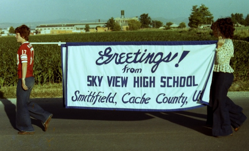 Sky View Marching Band Banner